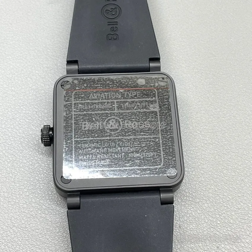 Bell & Ross top-tier 1:1high-quality replica2024 new black dialBR03A-CPS-CE/SRBside live photo