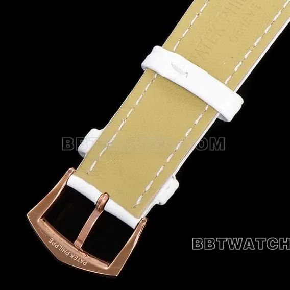 ZP factory Patek Philippe complex timepiece 1:1top-tier replicawhite dialleather strap model 4948R-001front live photo