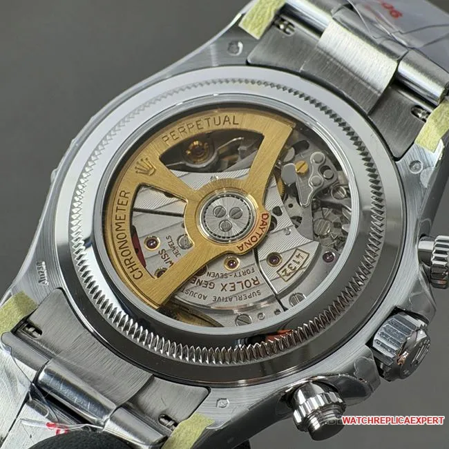 CBD Factory Daytona1:1replica watch Rolexwhite gold Le Mans black dial4132front live photo