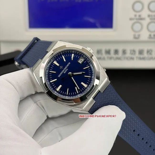 The collectible watch 8F factory Vacheron Constantinblue dial4500Vfront live photo