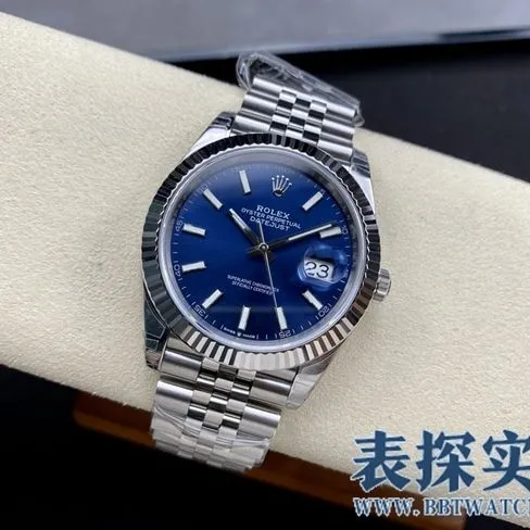 VStop-tier replicaRolexblue dial log 41MM watch_price_picture_quality like front