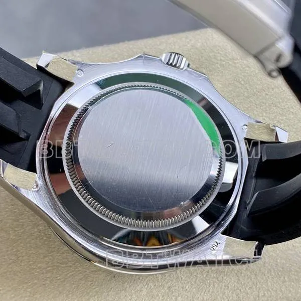 Rolex collectible watches ARF factory yacht masters black plate 42mm rubber models front real picture
