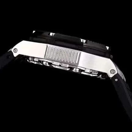 Audemars Piguettop-tier watch men's black dial black rubber strap Royal Oak offshore series mechanical watch front view