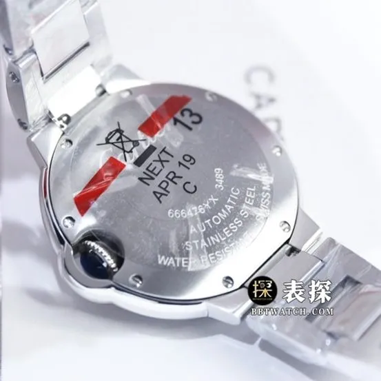 GTG factory Cartier blue balloon top-tier watch ladies blue dial diamond steel bracelet model pictures and prices front live photo