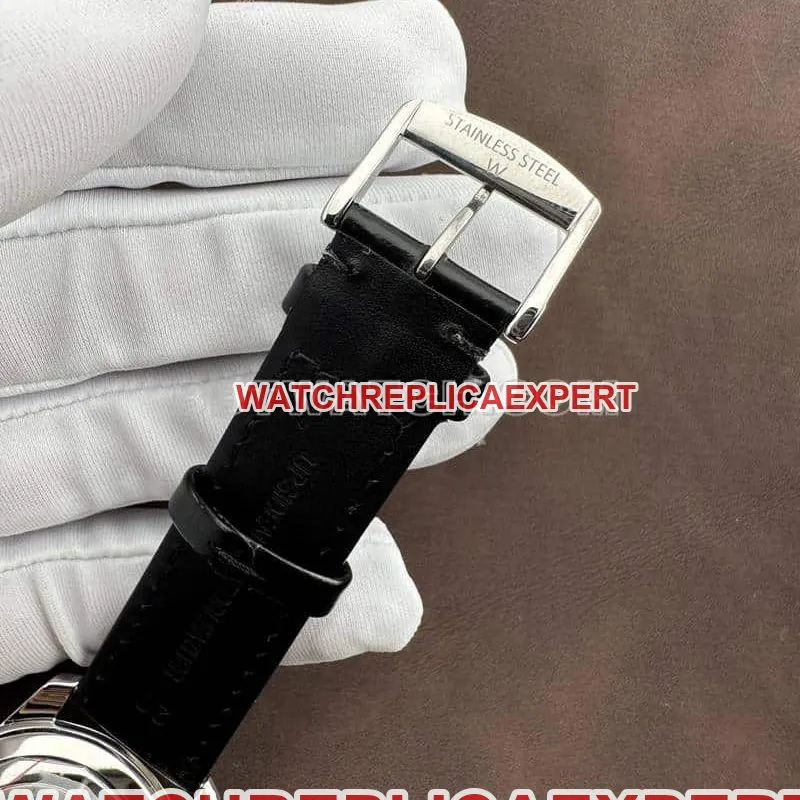 AF FactoryLongines Concast stop-tier 1:1high-quality replicablue dialleather strap side live photo