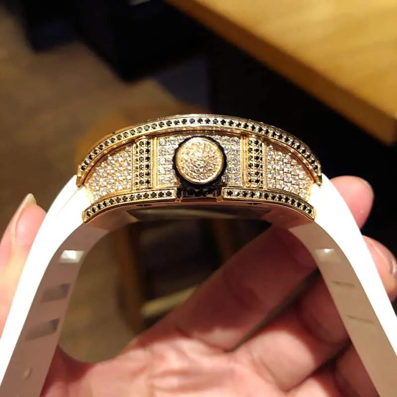Richard Mille high-quality watch RichardMille Gypsophila series men's mechanical watch movement picture