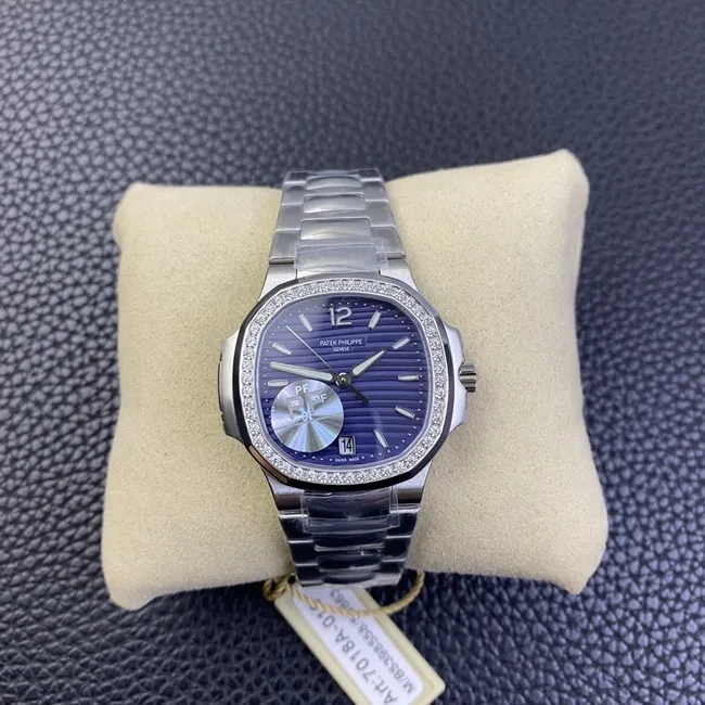 PF factory top-tier replicaPatek Philippe 7018 sports elegant series women's Nautilus front view