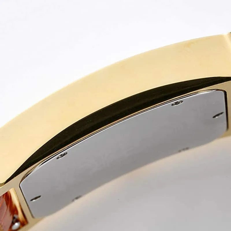 Hermès top-tier watch HeureH three-hand series ladies quartz white dial watch front view
