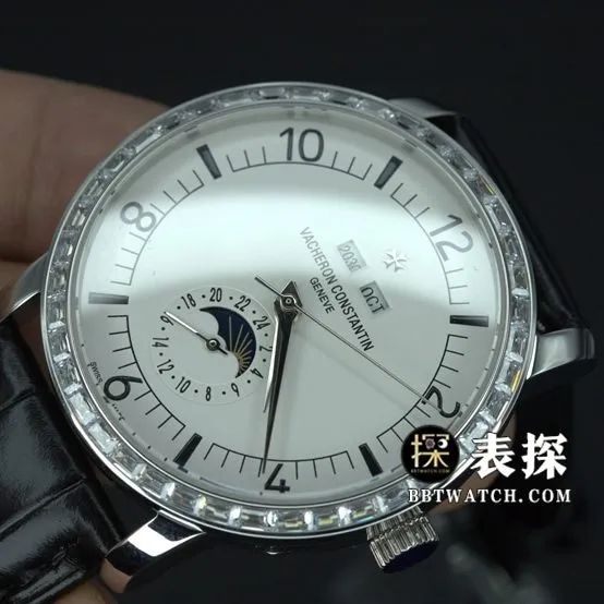 TW factory Vacheron Constantin historical masterpiece top-tier watch men's white dialleather strap model pictures and prices overall live photos
