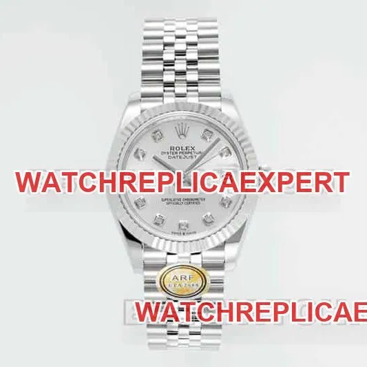ARF FactoryRolex log top-tier 1:1super clonesilver dial31mm five grid link 278274front live photo