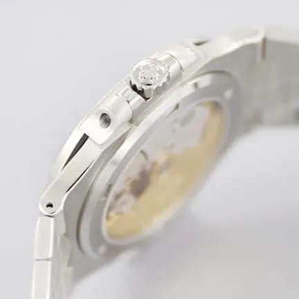 Patek Philippetop-tier watch men's green dialsteel bracelet fully automatic movement watch front view