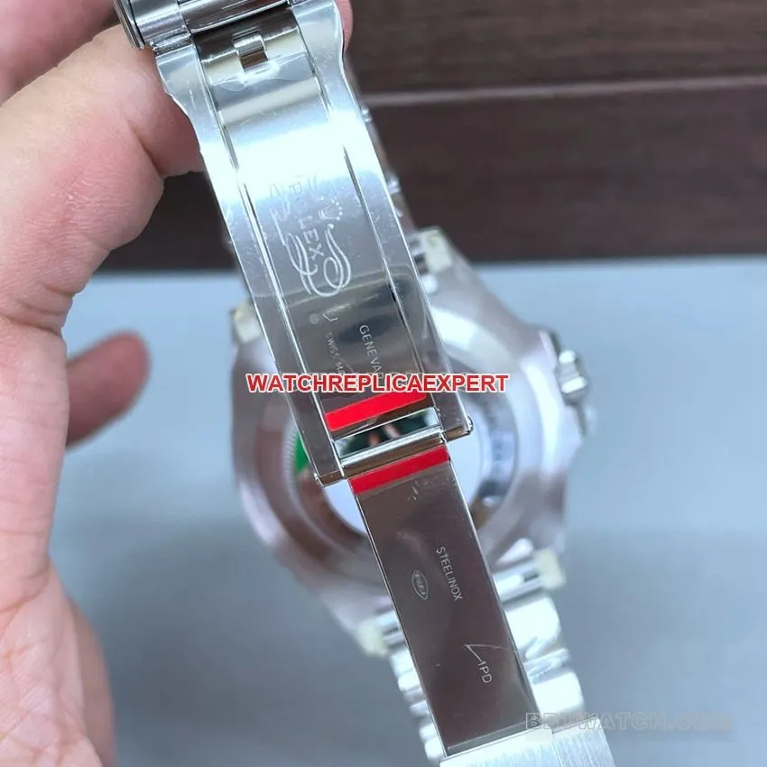 C factory Rolex Sea-Dweller top-tier 2024 new single red ghost king 126600side live photo