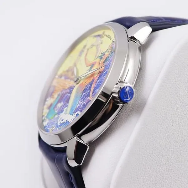 Athens gilt classic series watch 3203-136LE-2/MANARA.10 front view