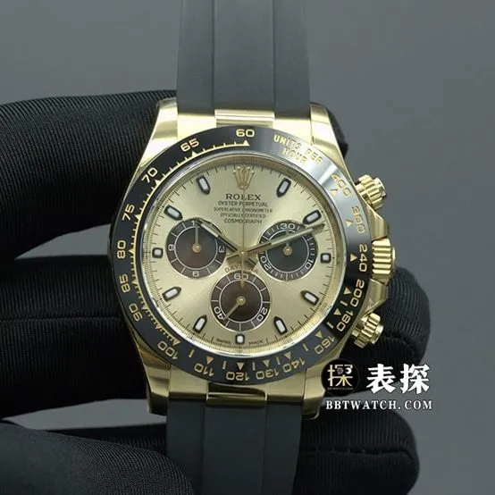 top-tier replicaC factory 18K gold Rolex new Shawn Yue yellow goldDaytona4130movement men's watch M116518ln-0048front live photo