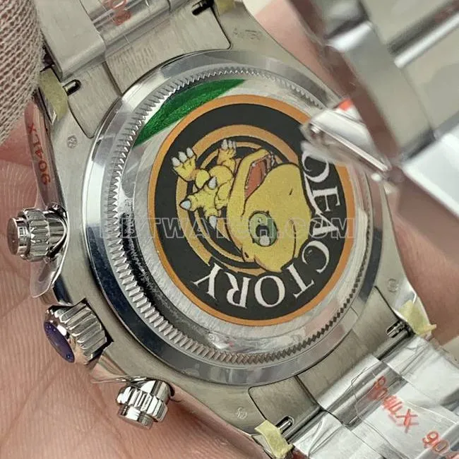 QF factory top-tier watch DaytonaRolexblue dial4131 mechanical front live photo