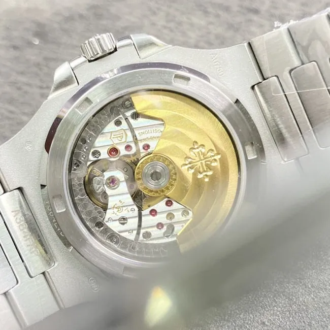 TW factory Patek Philippetop-tier watch Gypsophila men's white dialsteel bracelet casual elegant classic series mechanical front view