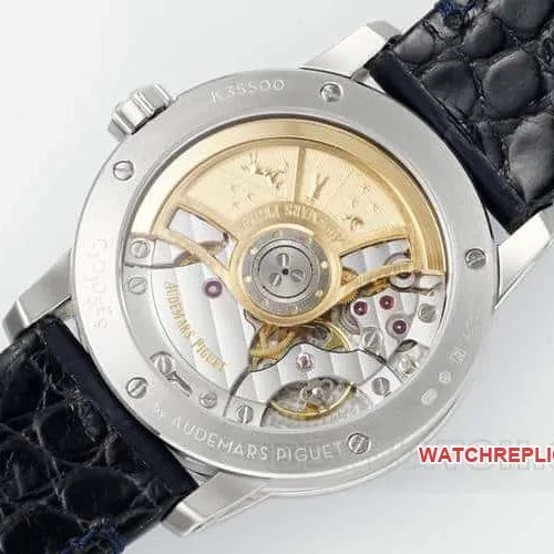 APSAudemars PiguetCODEtop-tier 1:1super cloneblack dialleather strap model 15210front live photo