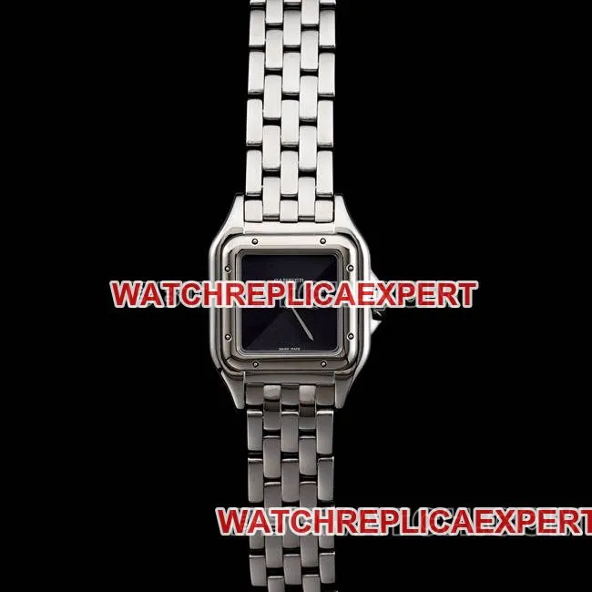 collectible watch BBa factory cheetah Cartierblack dialsteel braceletquartzside live photo