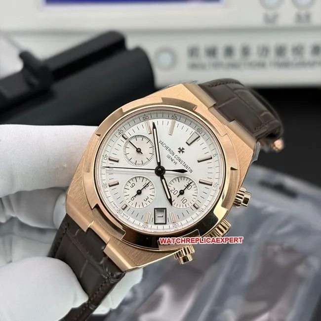 top-tier watch 8F factory Vacheron Constantin silver white dial5500Vfront live photo