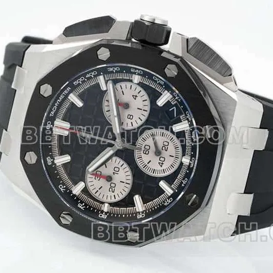 APS factory Audemars PiguetRoyal Oak offshore type 1:1top-tier replicablack dial26420front live photo