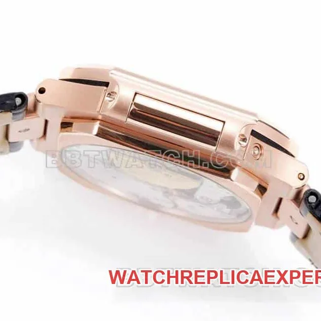 3K FactoryPatek PhilippeCUBITUStop-tier 1:1high-quality replicagreen dialrose gold5822front live photo