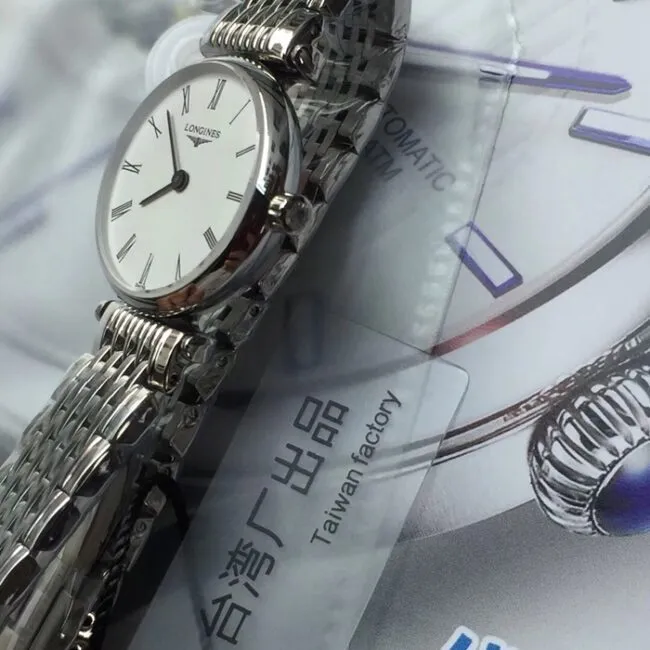 TW Factory Top Longines Men's White Dial Steel Bracelet La Grande Classique Watch Front View