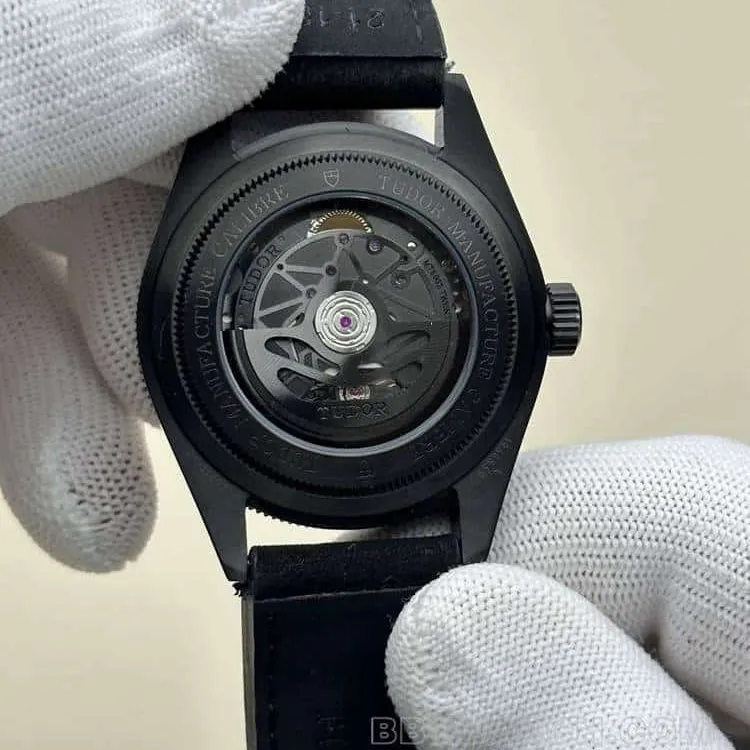 GRTudor Biwan top-tier 1:1high-quality replicablue dialleather strap model M79210front live photo