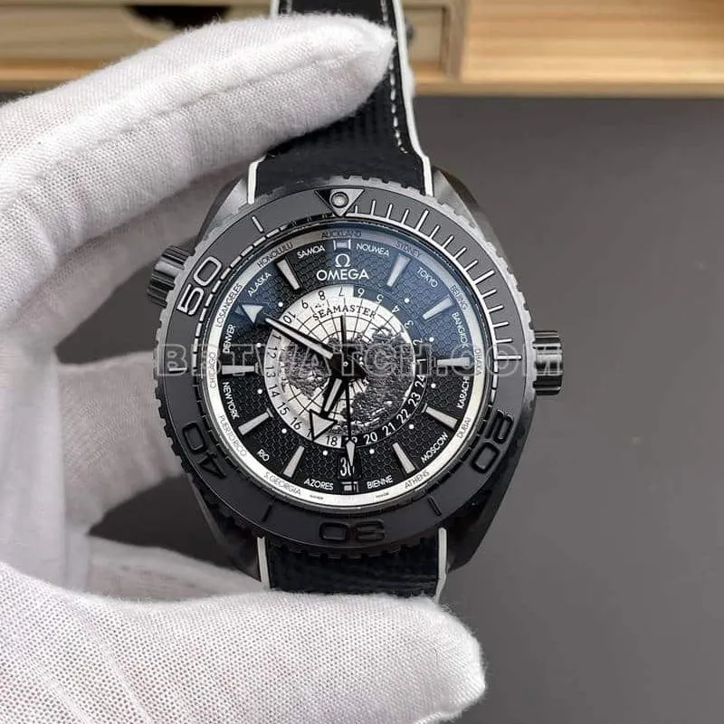 VS FactoryOmegaSeamastertop-tier 1:1super cloneDark Warrior World Time 220.92.43side live photo
