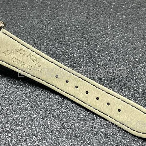 Franck Muller top-tier watchquartzABF factory black dial gold diamond bezel black leather braceletfront live photo