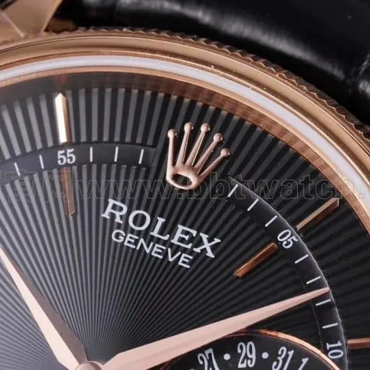 Rolex Cellini independent small second 3165movementreplica series watch comparison review front view