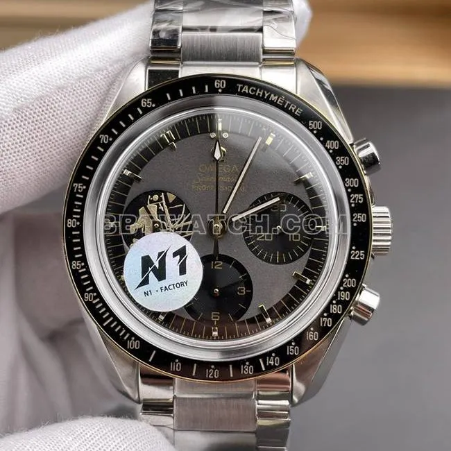 1:1replica watch Speedmaster N1 factory Omega moon watch Apollo 11 front live photo