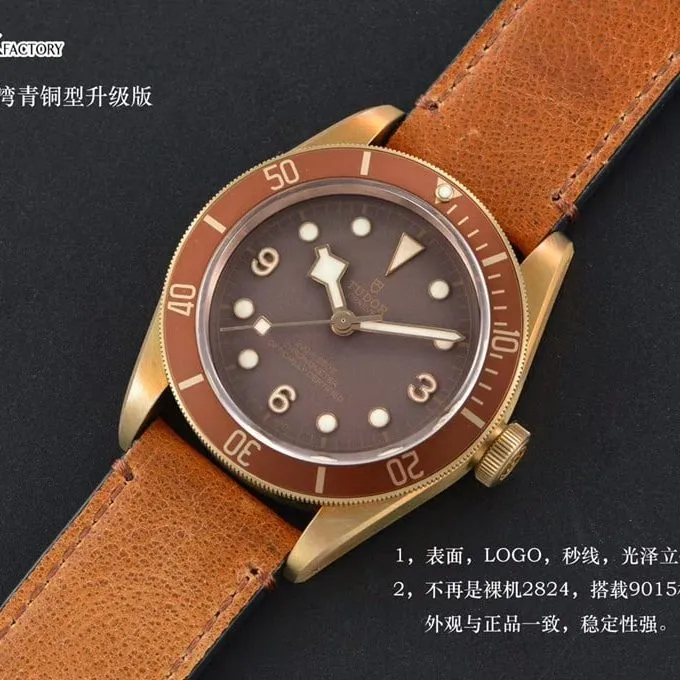 watch xfTudorbronze Biwan series comparison genuine review dial front view