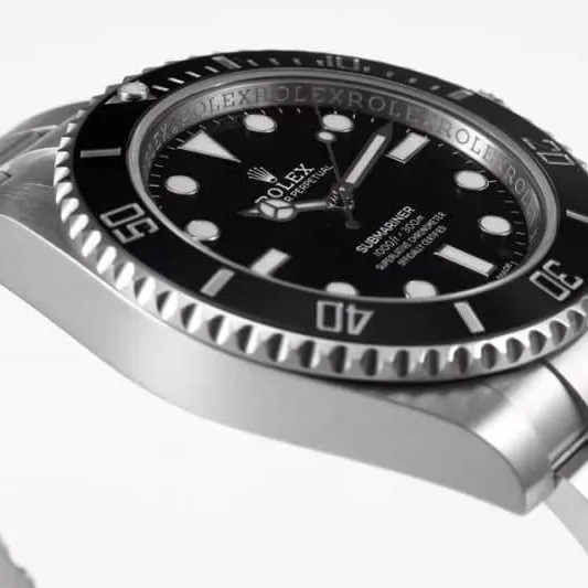 ZZF Factory Rolex Submariner Series 114060-97200 No Date Black Submariner Genuine vs. Review - Front View