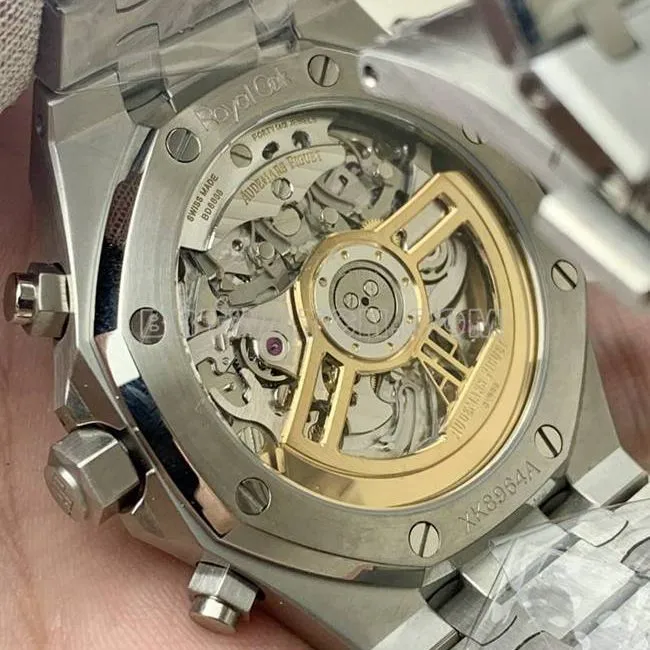 top-tier watch Royal OakBLS factory Audemars Piguetblue dial mechanical 26420front live photo