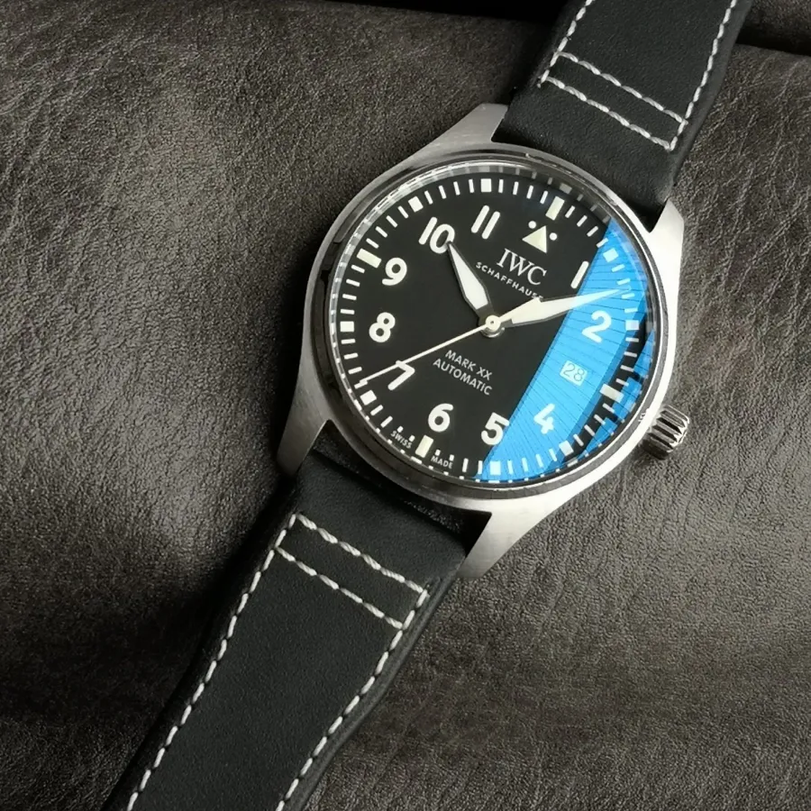 IWC1:1replica watch,V7 pilot watch,front live photo