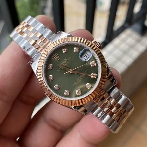 Rolex high-quality watch women's log watch front view