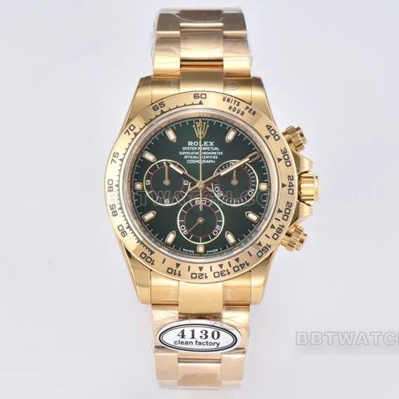 C Factory Rolex Daytona1:1top-tier Green Jindi m116508-0013side live photo