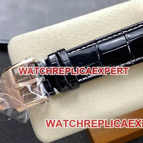 collectible watch aviation chronographBLS factory Breitlingrose gold silver gray plate leather strap model front live photo