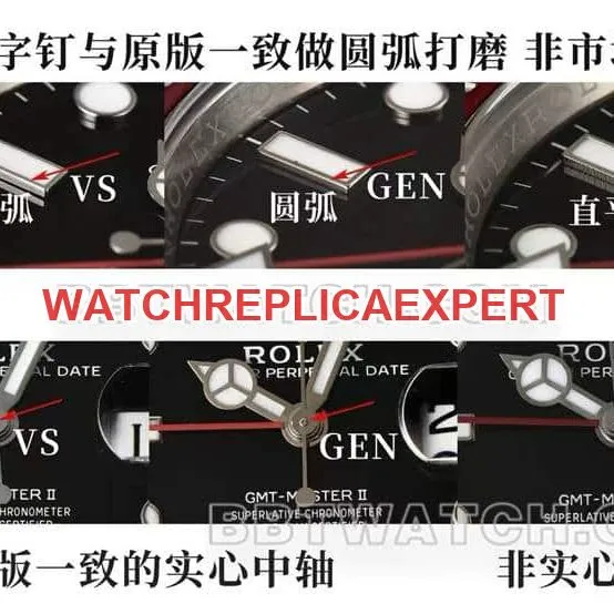 Factory C Rolextop-tier watch GMT-Master type IIPepsi bezel126710 real and fake comparison review front live photo