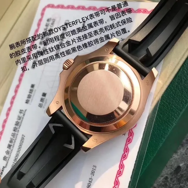 top-tier real gold replicaRolex yacht-master series 40MM18Krose gold