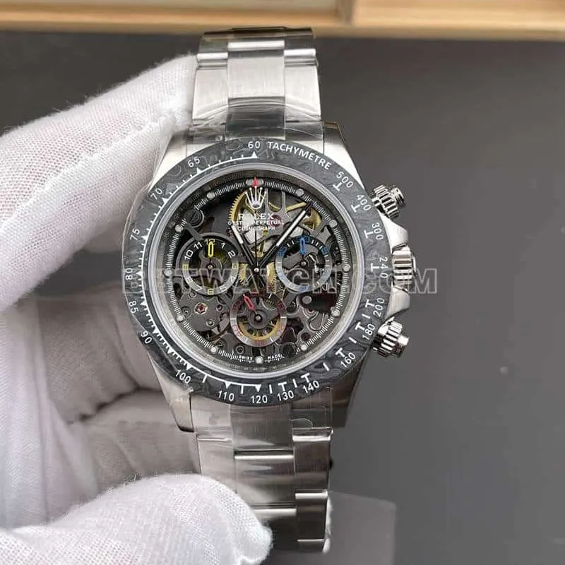 ADG factory Rolex Daytona1:1super hollow disc carbon fiber front live photo