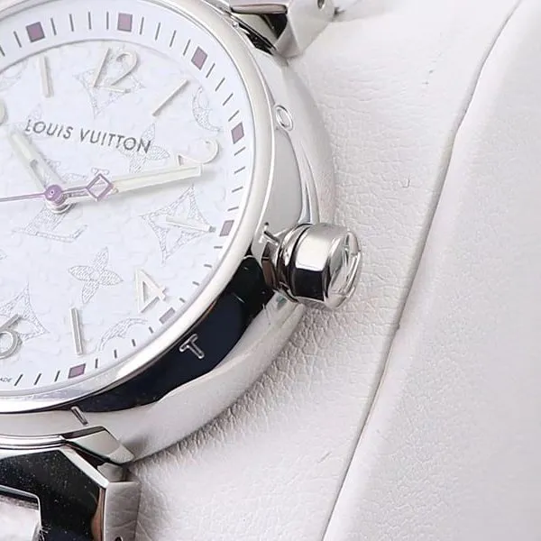 ReplicaLV ladies watch 34mm white dial high quality quartz watch clasp picture