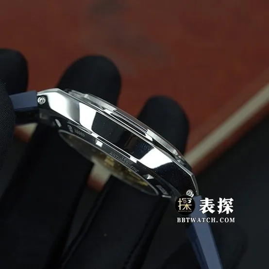 PPF Vacheron Constantin1:1replica watch blue dialsteel bracelet 4500V/110A-B128front live photo
