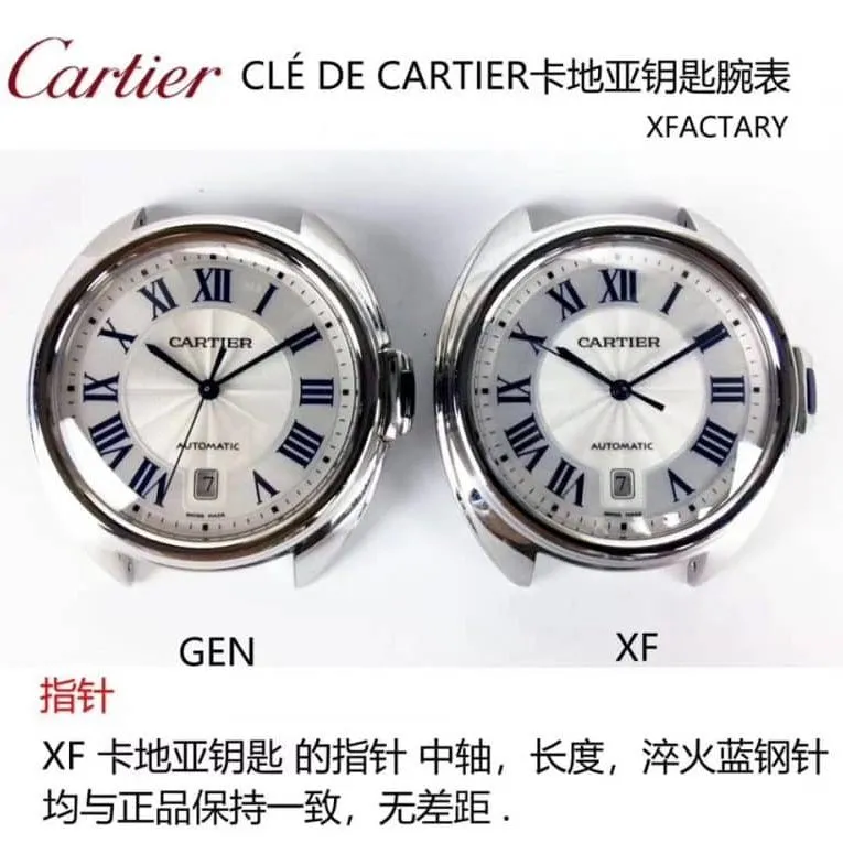 XFCartier key series WSCL0018replica watch genuine and fake evaluation dial picture