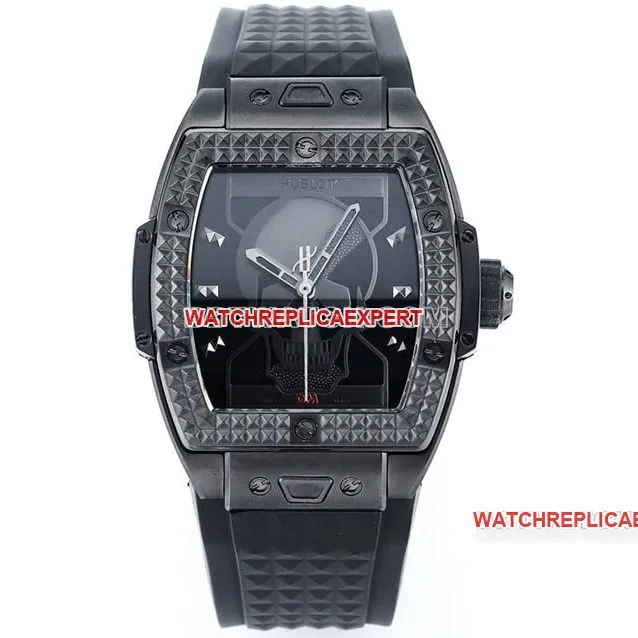 TW factory Hublot1:1super cloneblack dial skull 646.CI.0110.RX.DPM24side live photo