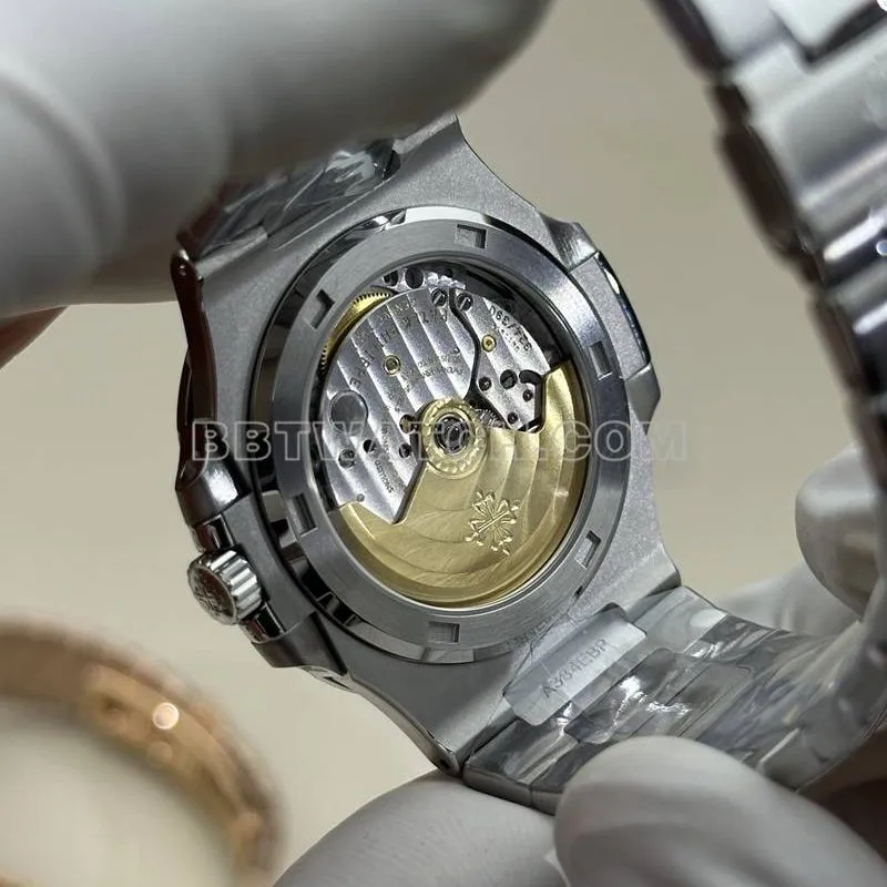Patek Philippe collectible watch BBF factory Nautilus324movementblue dialsteel bracelet front live photo
