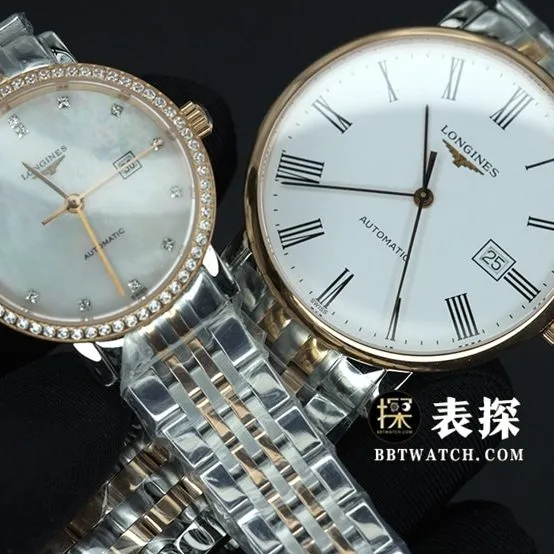 Longines Boya watch men's white dial black needle steel bracelet picture and price front live photo