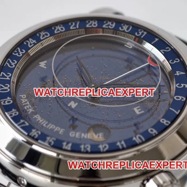 top-tier watch super complication timepiece PPF FactoryPatek Philippeblue dial6102front live photo