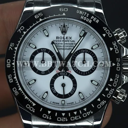 BT factory Rolex Daytona4130 top-tier watch real shot front view