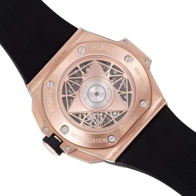 Big factory high-quality replicablack dialBBF extreme replicaHublot watch new tattoo second generation watch Hublot's most popular model front view